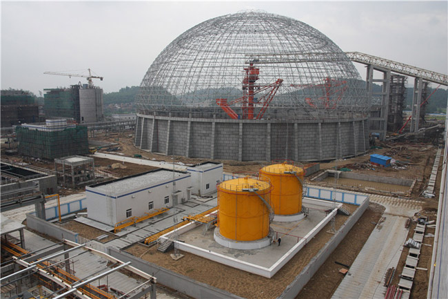 林州发电厂网架结构
